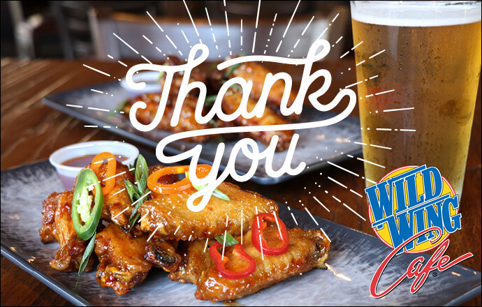 Wild Wing Cafe Gift Card 7