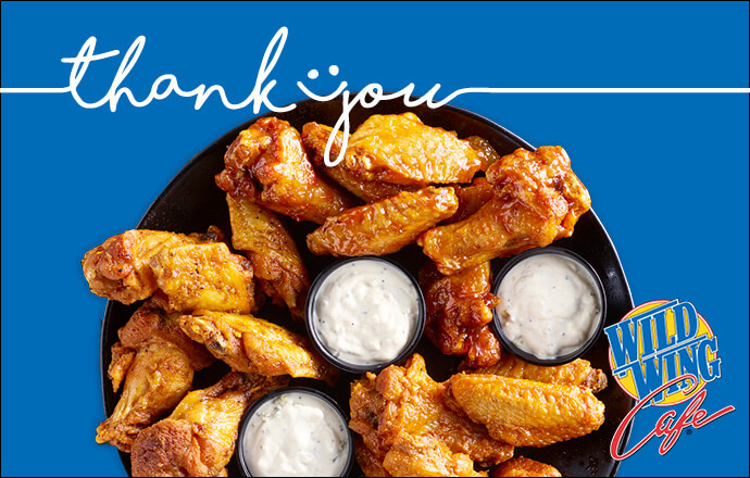 Wild Wing Cafe Gift Card 10